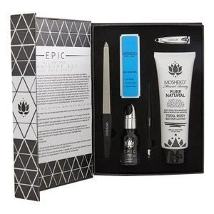 Mosheko Epic All Natural Manicure Set Dead Sea Minerals Argan Oil NIB